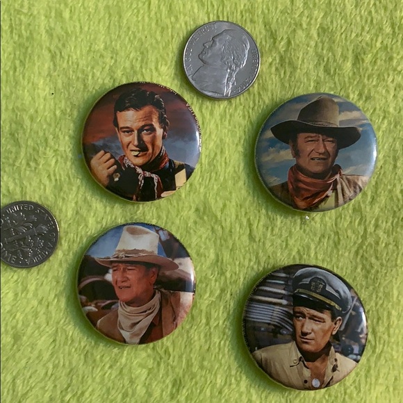 John Wayne Pins Cowboy Soldier Renegade - Picture 3 of 3